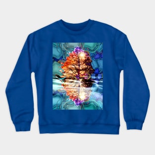 Colorful Tree Crewneck Sweatshirt